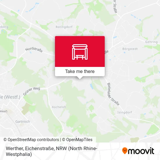 Werther, Eichenstraße map