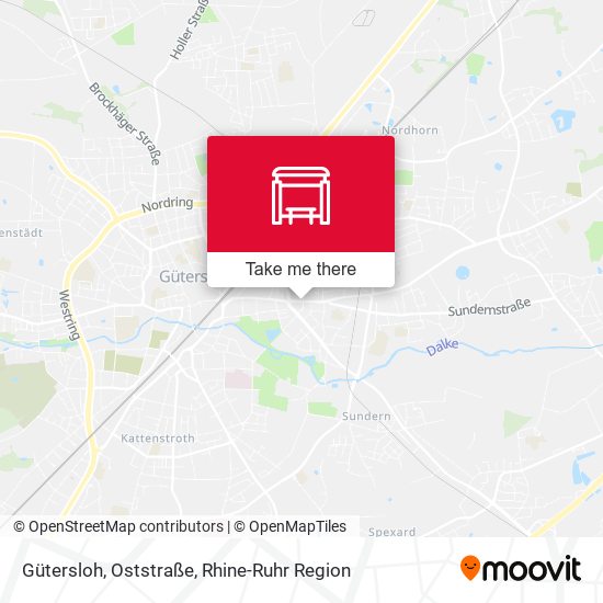 Gütersloh, Oststraße map