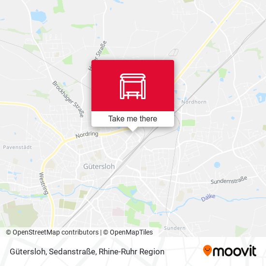 Gütersloh, Sedanstraße map
