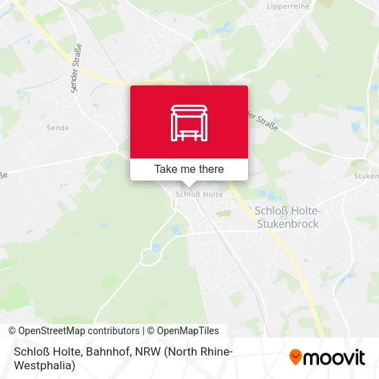 Карта Schloß Holte, Bahnhof