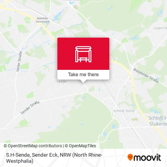 Карта S.H-Sende, Sender Eck