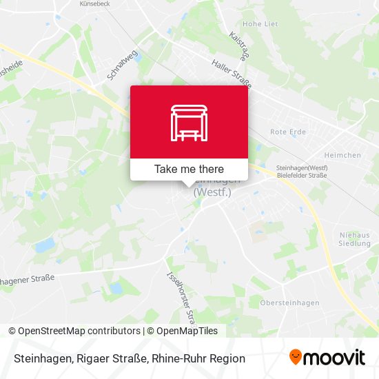 Steinhagen, Rigaer Straße map
