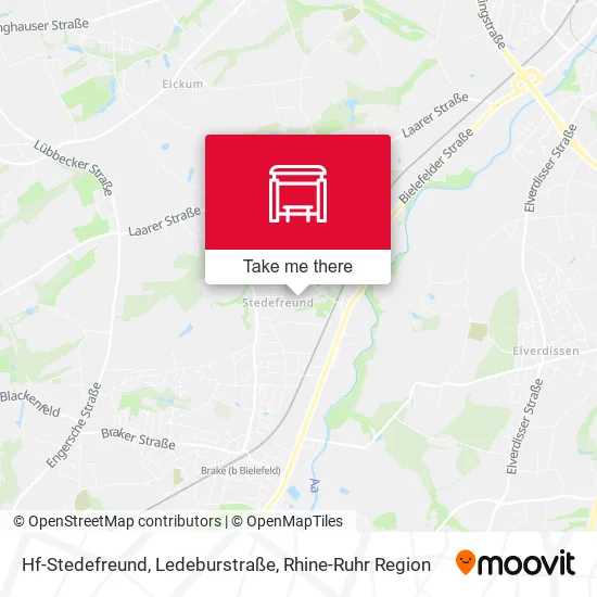 Карта Hf-Stedefreund, Ledeburstraße
