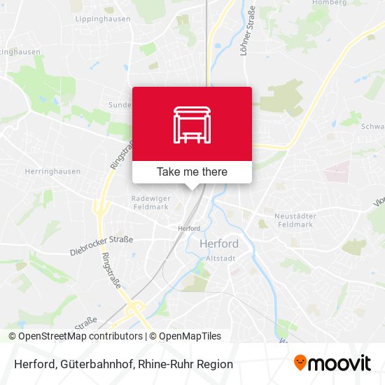 Herford, Güterbahnhof map