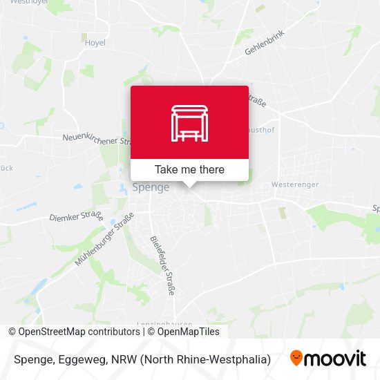 Карта Spenge, Eggeweg