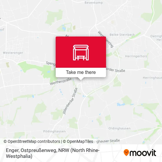 Карта Enger, Ostpreußenweg