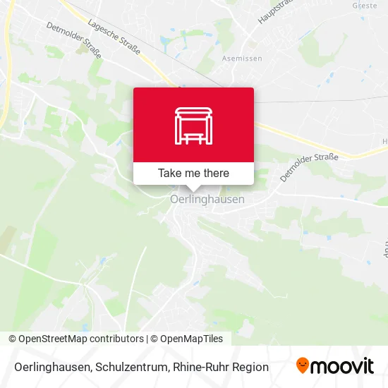 Карта Oerlinghausen, Schulzentrum