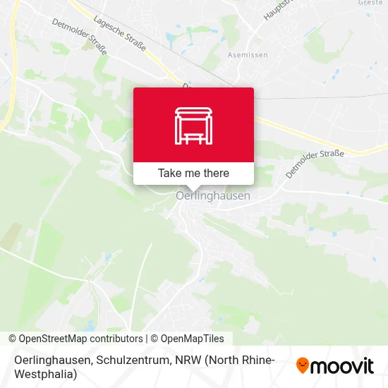 Oerlinghausen, Schulzentrum map