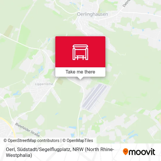 Карта Oerl, Südstadt/Segelflugplatz