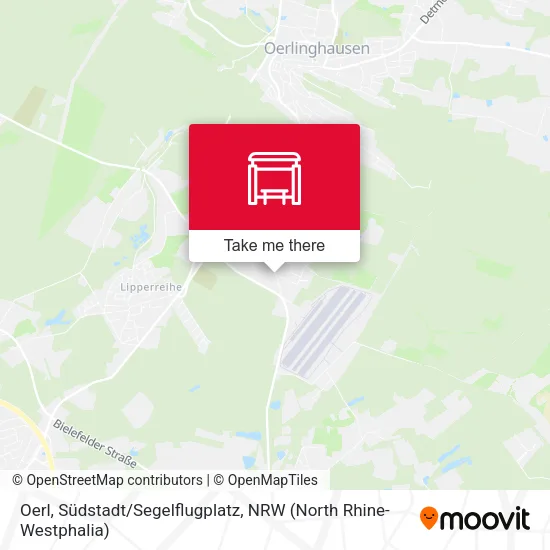 Карта Oerl, Südstadt/Segelflugplatz