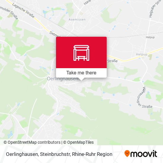 Oerlinghausen, Steinbruchstr map