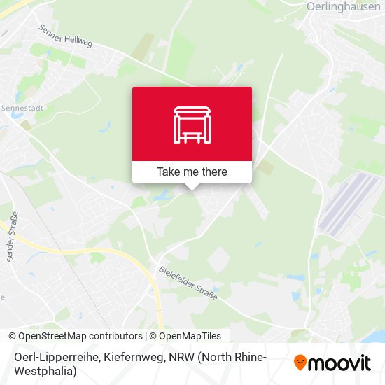 Oerl-Lipperreihe, Kiefernweg map