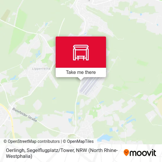 Карта Oerlingh, Segelflugplatz/Tower