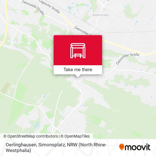 Oerlinghausen, Simonsplatz map