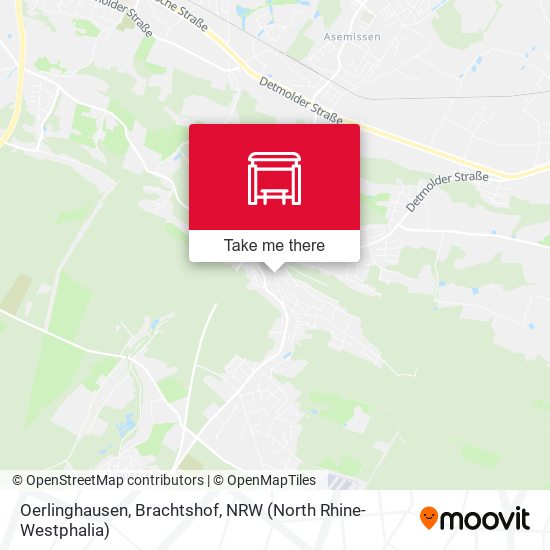 Oerlinghausen, Brachtshof map