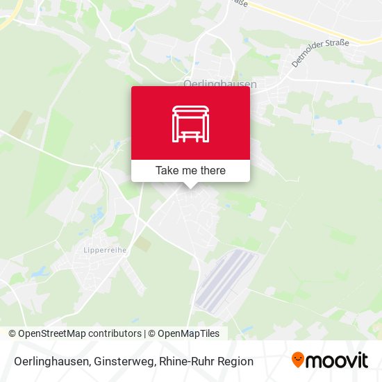 Oerlinghausen, Ginsterweg map