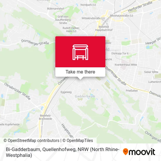 Bi-Gadderbaum, Quellenhofweg map