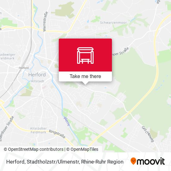 Herford, Stadtholzstr/Ulmenstr map