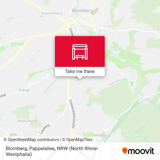 Blomberg, Pappelallee map