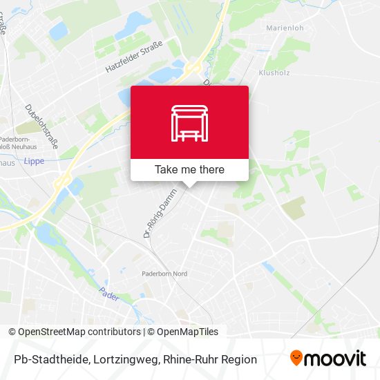 Pb-Stadtheide, Lortzingweg map