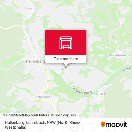 Карта Hallenberg, Lehmbach