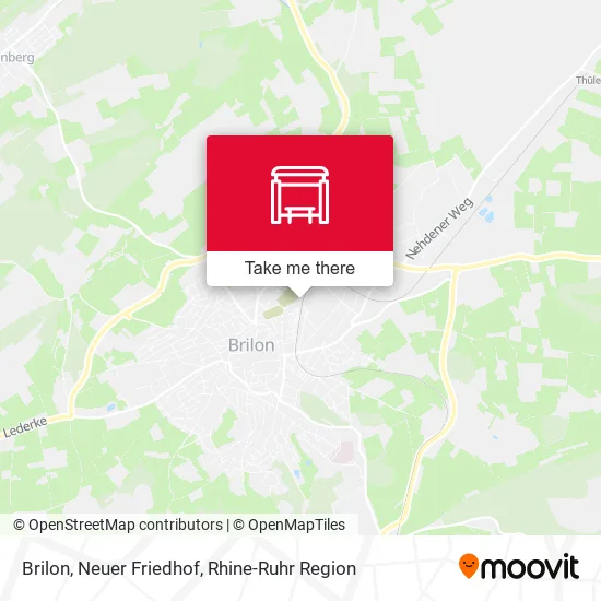 Карта Brilon, Neuer Friedhof