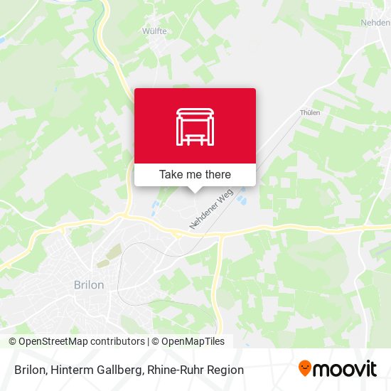 Brilon, Hinterm Gallberg map