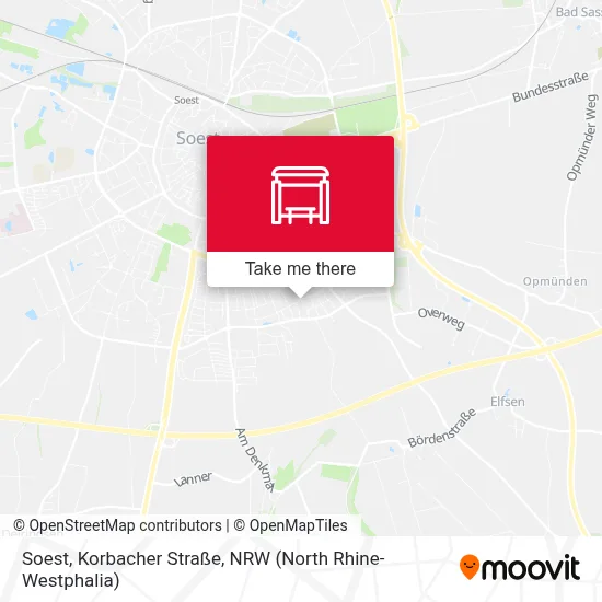 Soest, Korbacher Straße map