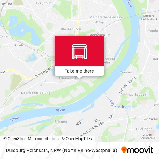 Карта Duisburg Reichsstr.