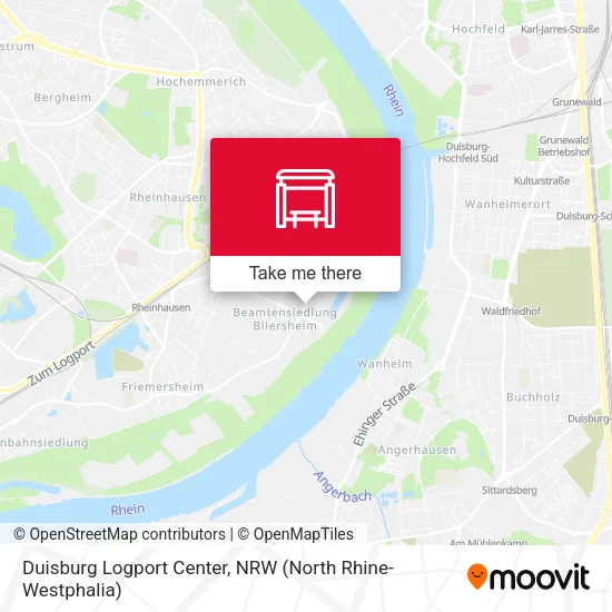 Карта Duisburg Logport Center