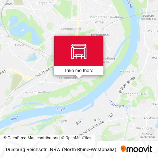 Карта Duisburg Reichsstr.