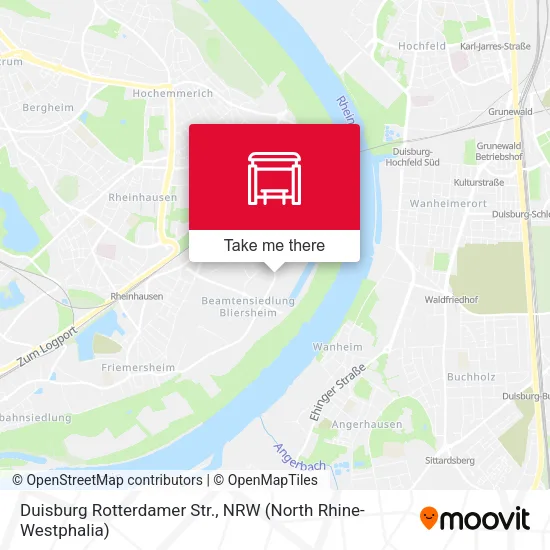 Карта Duisburg Rotterdamer Str.