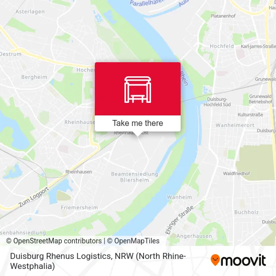 Карта Duisburg Rhenus Logistics