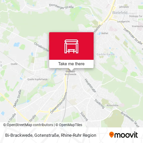 Карта Bi-Brackwede, Gotenstraße