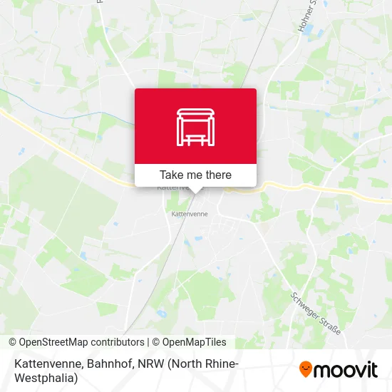 Kattenvenne, Bahnhof map