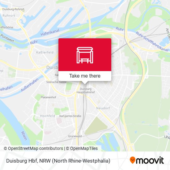 Duisburg Hbf map