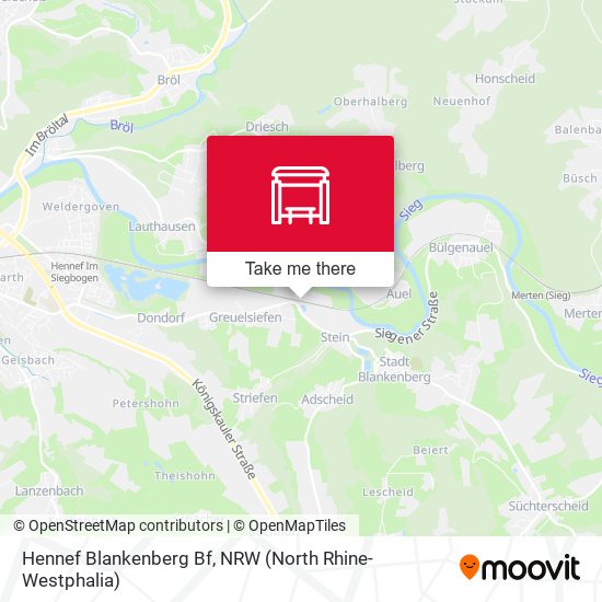 Hennef Blankenberg Bf map
