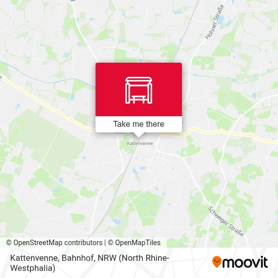 Kattenvenne, Bahnhof map