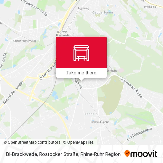 Карта Bi-Brackwede, Rostocker Straße