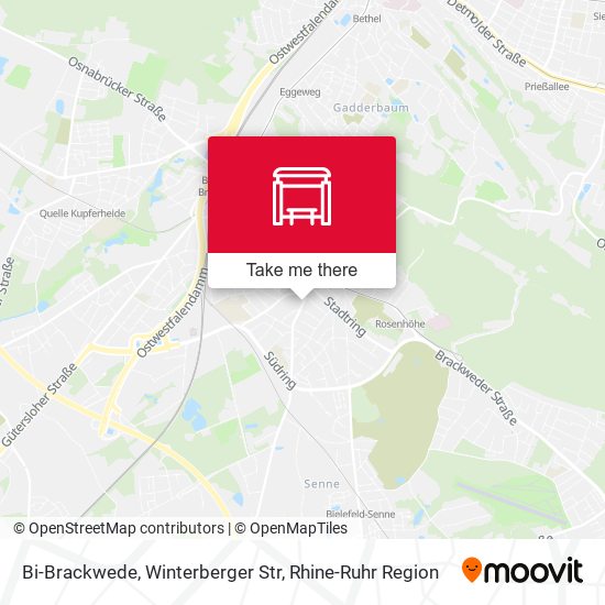 Bi-Brackwede, Winterberger Str map