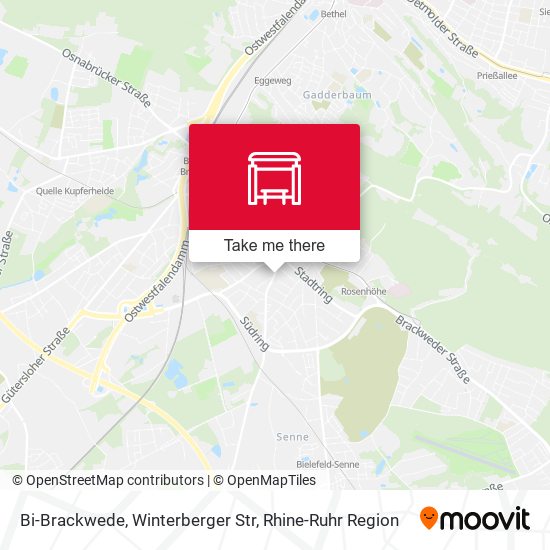 Bi-Brackwede, Winterberger Str map