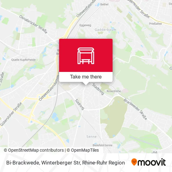 Карта Bi-Brackwede, Winterberger Str