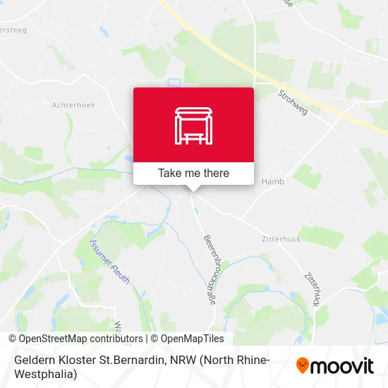 Geldern Kloster St.Bernardin map