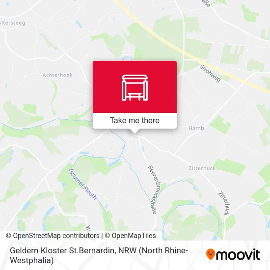Geldern Kloster St.Bernardin map