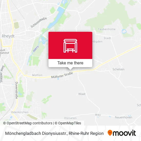 Карта Mönchengladbach Dionysiusstr.