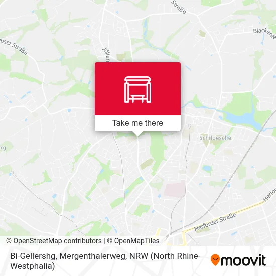 Bi-Gellershg, Mergenthalerweg map