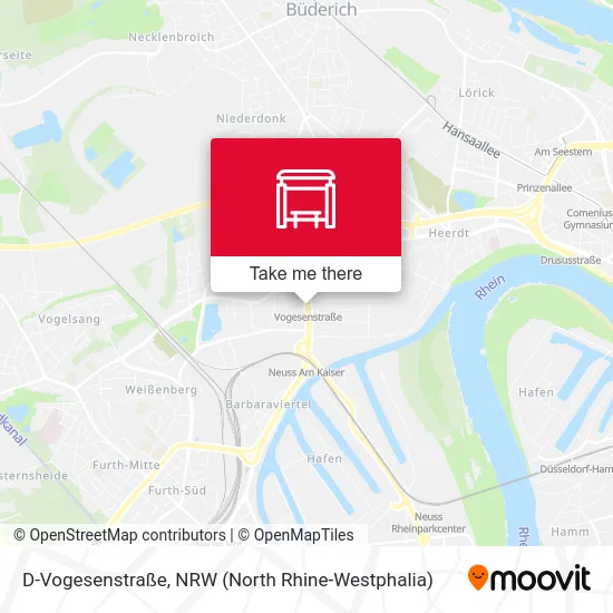 D-Vogesenstraße map