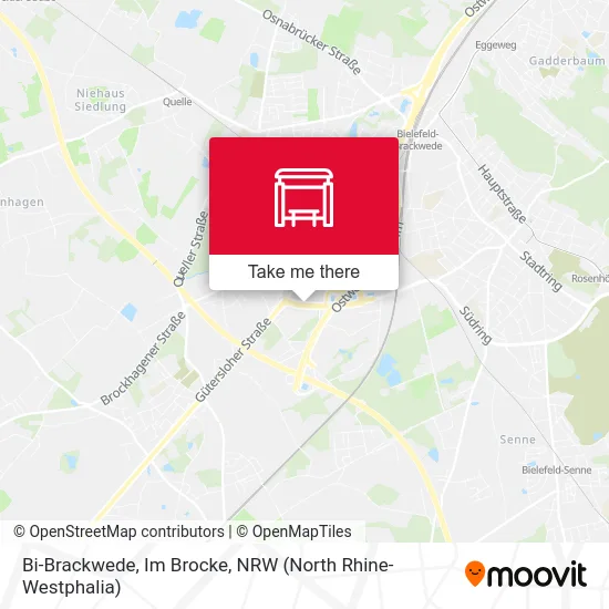 Bi-Brackwede, Im Brocke map