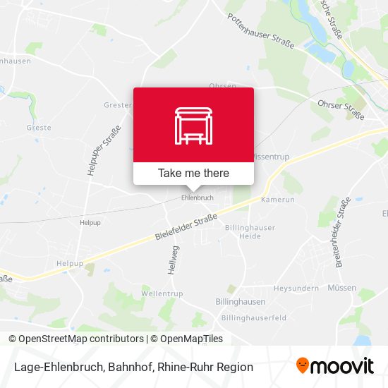 Lage-Ehlenbruch, Bahnhof map