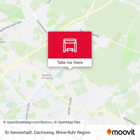 Карта Bi-Sennestadt, Dachsweg